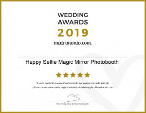 Wedding Awards 2019 Happy Selfie Magic Mirror